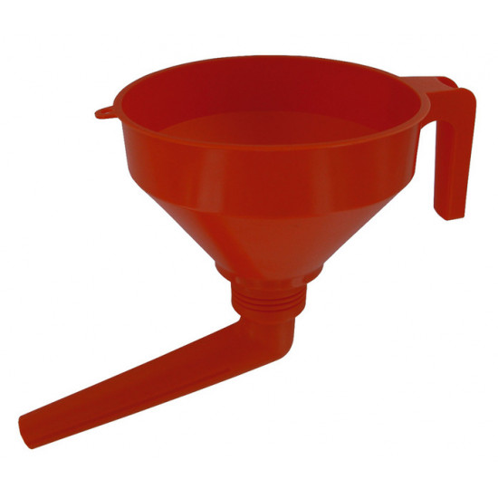 Angled funnel for filling fresh water tanks