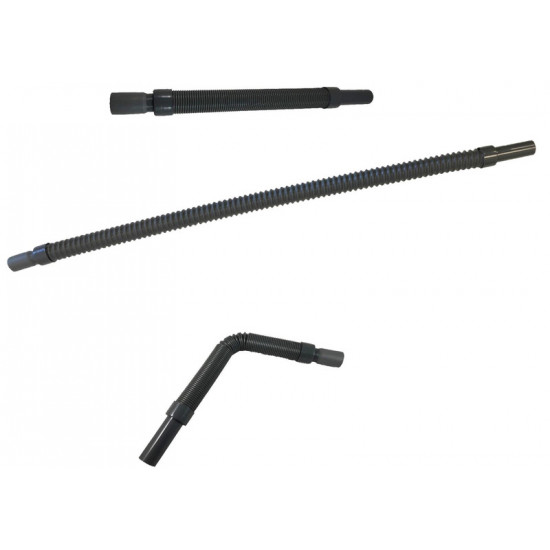 Flexible adapter system for emptying the wastewater tank