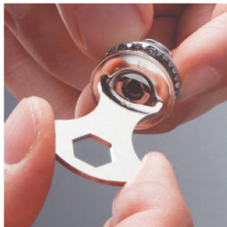 LOXX safety snap fasteners, silver, 5 pcs.