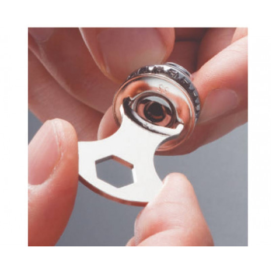 LOXX safety snap fasteners, silver, 5 pcs.