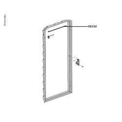 Door stay complete RM door