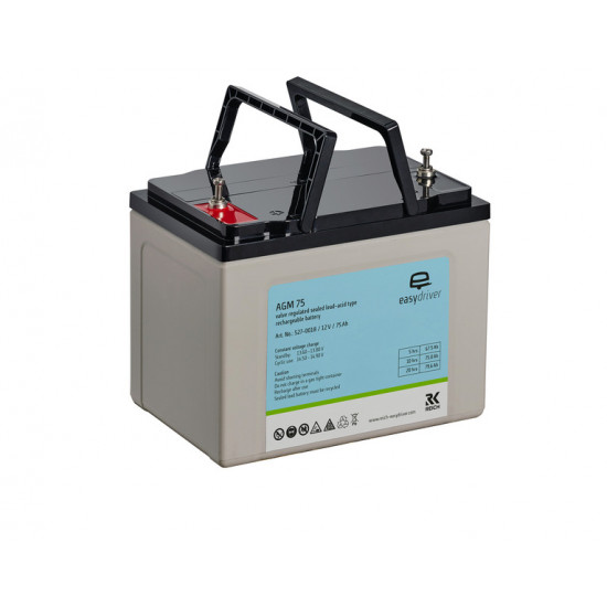 Power supply for caravan maneuvering drives