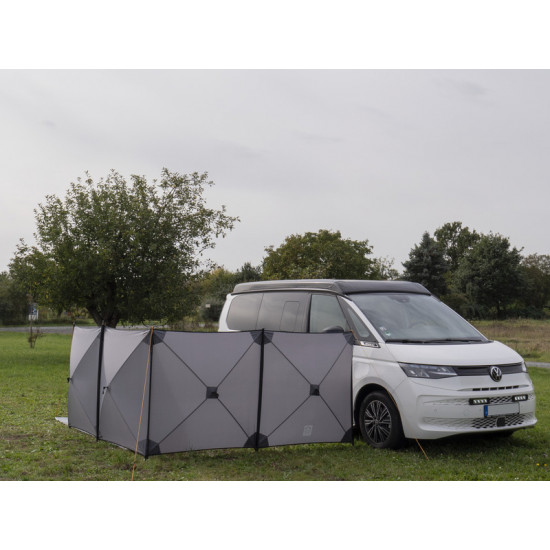 Smögen windbreak - 500 x 125 cm - Grey