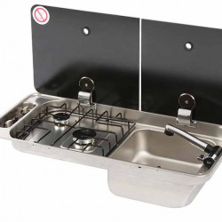 Campervan conversion kit 40 K - Cooker-sink combination & built-in refrigerator