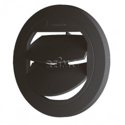 Lockable air vent, black, for Airtronic D3, Ø90mm