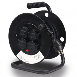 Cable reel with 4 Schuko sockets - 25 m