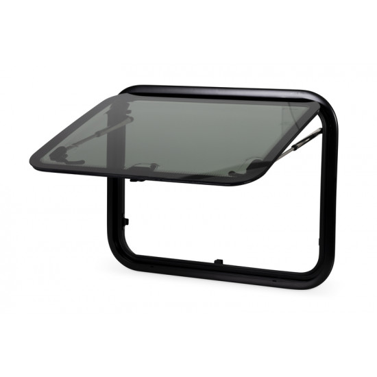 W928 x H477mm RW Fusion Curved Acrylic Glass Safety Glass Awning Window