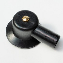 Water drain 39 mm angled with plug - Type F