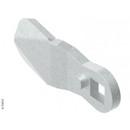 Tongue for door safety lock, height: 16mm, length: 45mm