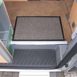 Nevada floor mat, grey, 60x40cm