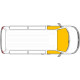 Isoflex cab thermal mat for Ford Custom from 2012 onwards - 3-piece