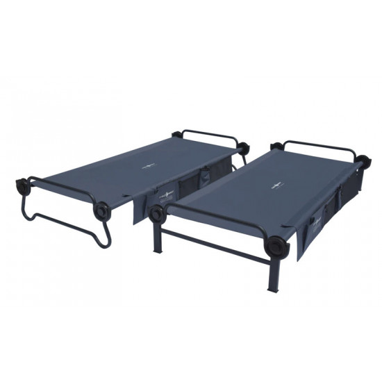Disc-O-Bed L with side pockets - Anthracite