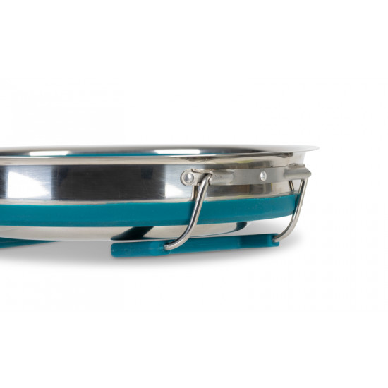 Foldable silicone cooking pot