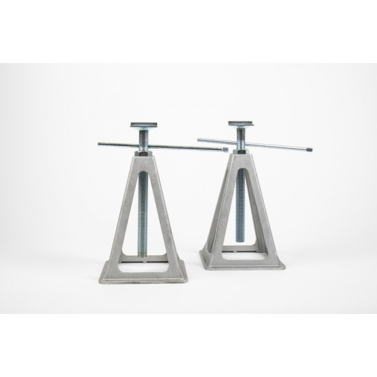 Carbest leveling jacks/caravan support stands, aluminum, 2 pieces