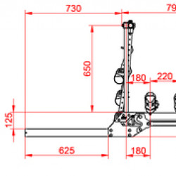 VELO bicycle carrier – for 2 bicycles or 2 e-bikes