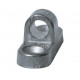 Vertical metal wall eyelet (loose)