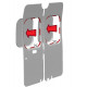 Interior trim panels Cover Plus Peugeot Expert/Citroen Jumpy - Grey