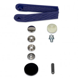 Snap fasteners for sports & camping, 15mm, 10 pieces.