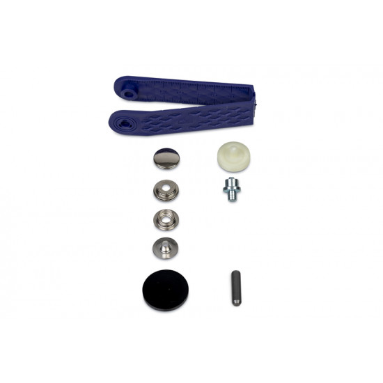 Snap fasteners for sports & camping, 15mm, 10 pieces.