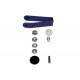 Snap fasteners for sports & camping, 15mm, 10 pieces.