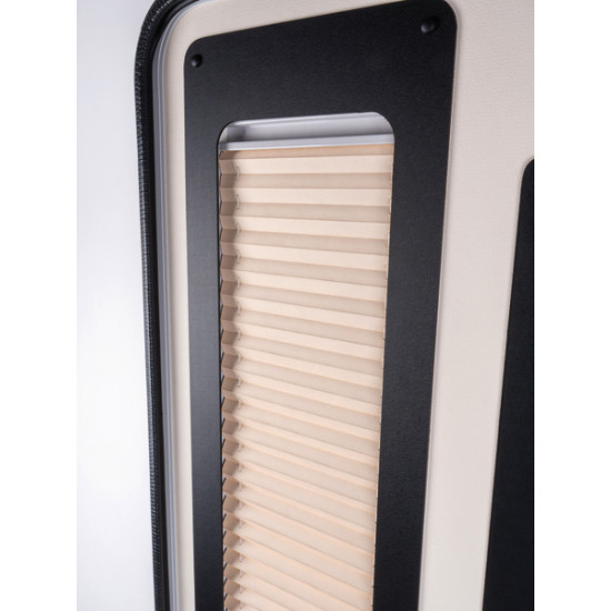Removable waste bin, cream