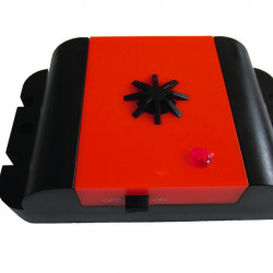 Mobile marten repeller, for battery operation