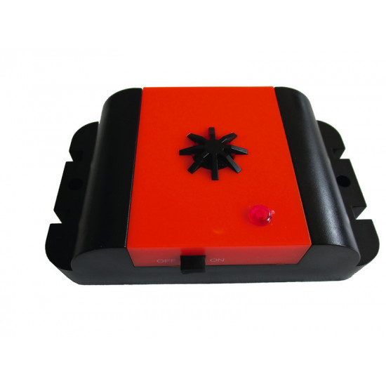 Mobile marten repeller, for battery operation