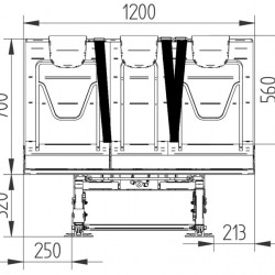 Seat/sleeping bench 540
