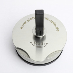 Base plate with suction cup