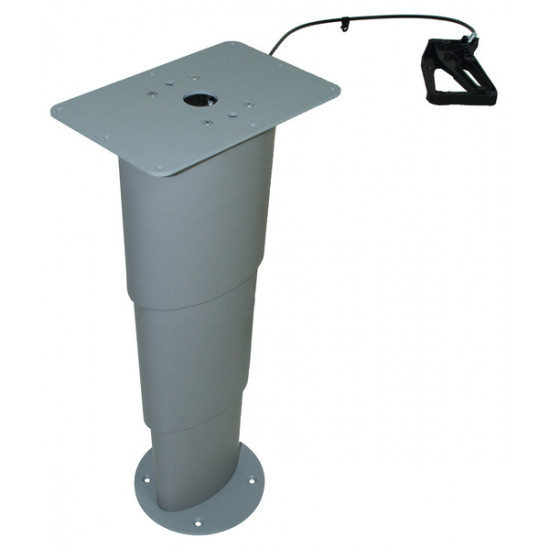 Primero Comfort single-column lifting table, 310-670mm, silver-grey