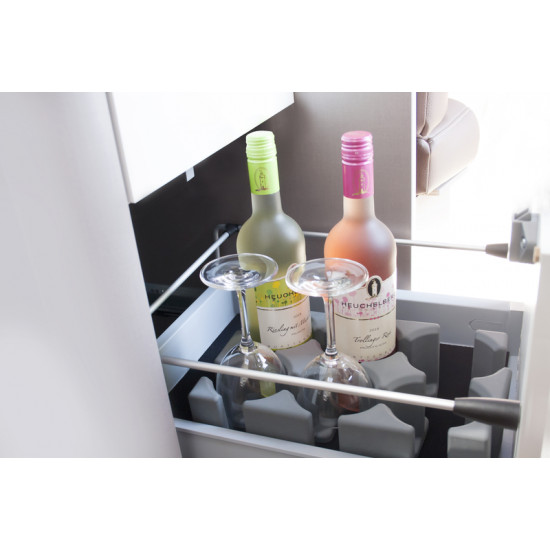 Purvario glass/bottle holder, tall - set of 6