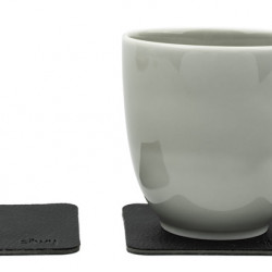 Magnetic porcelain cups Ash