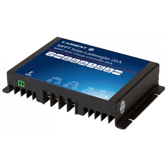 MPPT solar charge controller 12/24V - solar module 260 W - 20 A