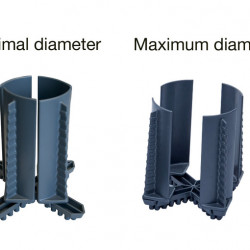 Purvario FLEXXI 100 Bottle and Glass Holder - Anthracite