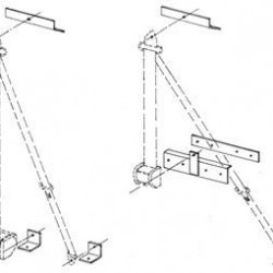 3-point retrofit kit 1 without belt Sprint, installation in front of C-pillar