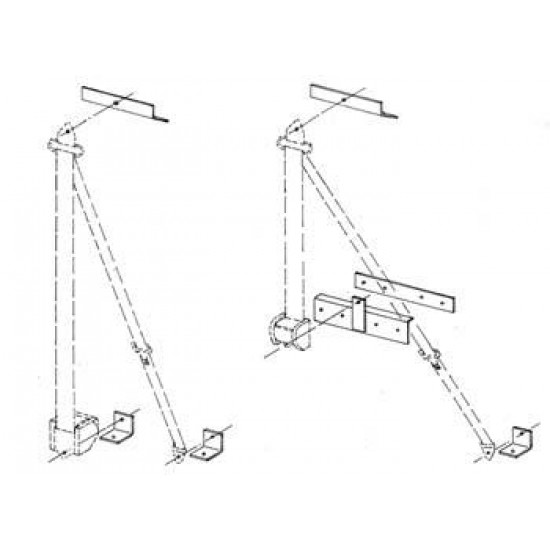 3-point retrofit kit 1 without belt Sprint, installation in front of C-pillar