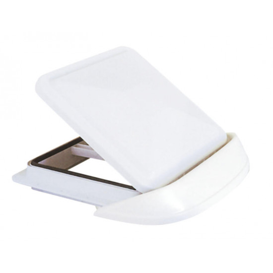 Crank-operated roof vent 40 x 40 cm with mosquito net