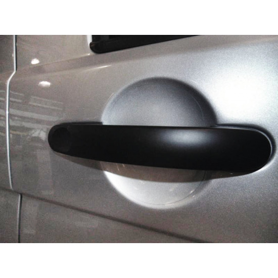 Transparent protective film for door handle recesses VW T5/T6