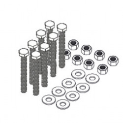 Set of 8 screws M10x100