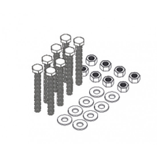 Set of 8 screws M10x100