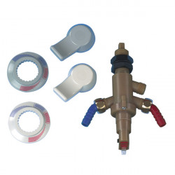 Automatic single-lever mixer tap