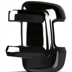 Mirror protector set - High-gloss black - Long version - Fiat Ducato and similar models