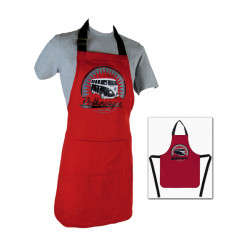 VW Collection red chef's apron