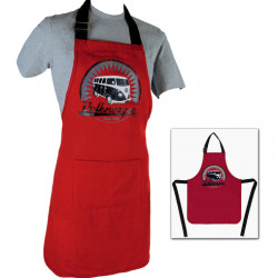 VW Collection red chef's apron