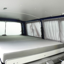 VW T6/5 KR Curtain Set Grey - Translucent