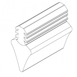 Rubber seal for Euro Slide frames