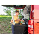 Camping box M for VW Caddy from 2003 onwards and other mini campers and minivans