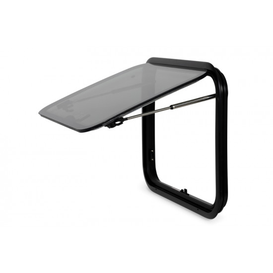 W567 x H492mm RW Fusion Curved Acrylic Glass Safety Glass Awning Window