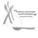SILWY cutlery set TRICKY 3-in-1
