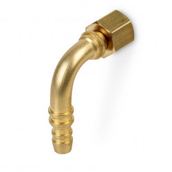 90° nozzle complete with nut